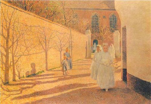 Emile Claus First Communion oil painting picture